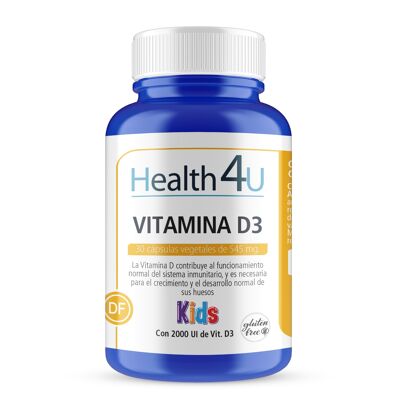 H4U Vitamin D3 kids 30 vegetable capsules of 545 mg