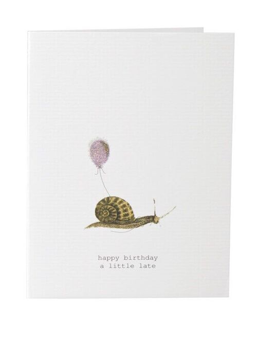 Tokyomilk Happy Birthday A Little Late - Greeting Card