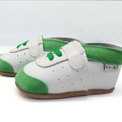 Baby slippers - Green sneakers 18-24 months
