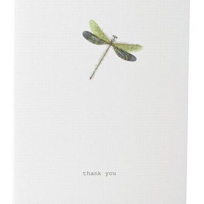 Tokyomilk Thank You (Dragonfly) - Greeting Card