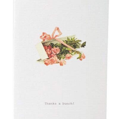 Tokyomilk Thanks A Bunch (Roses) - Greeting Card