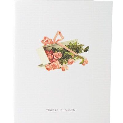 Tokyomilk Thanks A Bunch (Roses) - Greeting Card