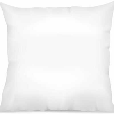 SET OF 2 WHITE PILLOWS 60X60CM 100% COTTON FAB. FRENCH