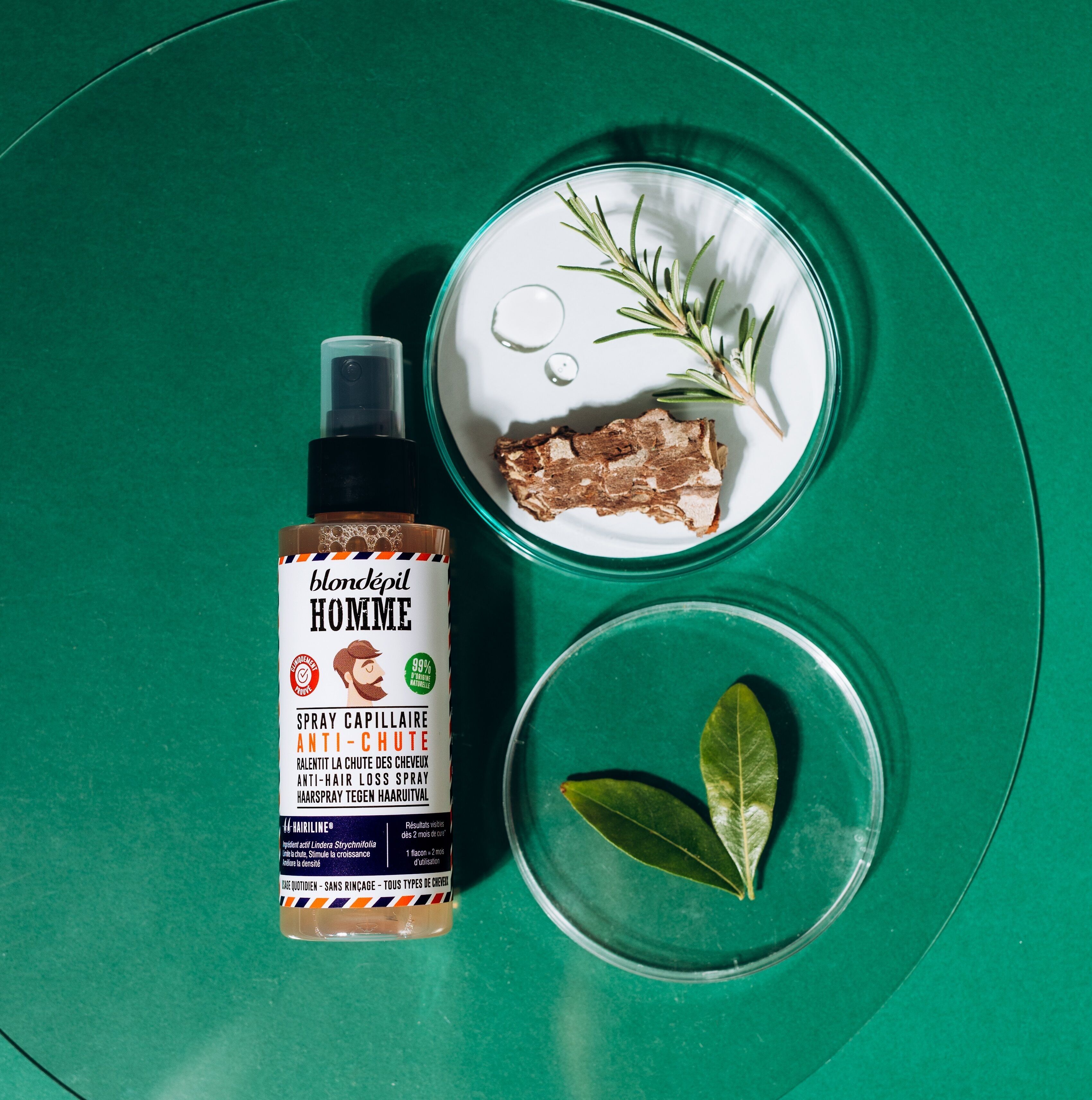 LACCA ANTICADUTA - 99% NATURALE (100ml) - BLONDÉPIL MEN