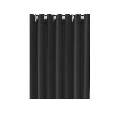 BLACKOUT CURTAIN WITH EYELETS 140X260 CM LICORICE