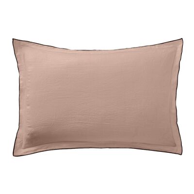 PILLOWCASE 50X70CM 100% WASHED LINEN 160G NOUGAT (PACK OF 2)