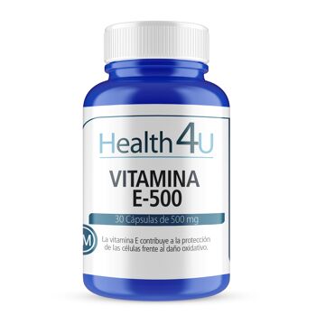 H4U Vitamine E-500 30 gélules de 500 mg