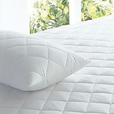 PROTEGE MATELAS 160X200CM 100% BOUCLETTE EPONGE ET IMPERMEABLE BLANC