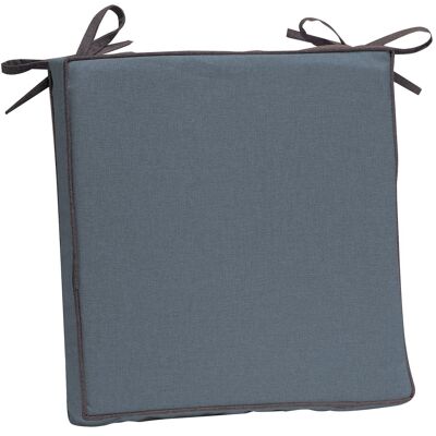 GALETTE CHINEE EPAISSE 38X38CM 100% POLYESTER 420GSM OUTDOOR BLEU