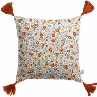 CUSHION 40X40CM COVER 100% COTTON FILLING 100% POLYSTER AZAE PRINTED