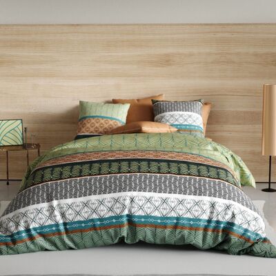 Bettbezug-Set, 3-teilig, 240 x 220 cm, 100 % Baumwolle, 57 Fäden – Echo
