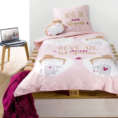 CUSCINO PIGIAMA 40X30CM 100% POLIESTERE 180G BLOGUEUSE ROSA