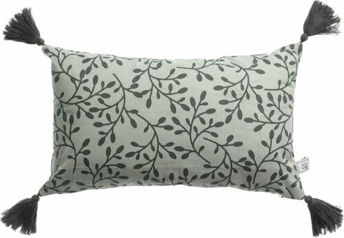 COUSSIN 30X50CM ENVELOPPE 100% COTON GARNISSAGE 100% POLYSTER AZAE IMPRIME