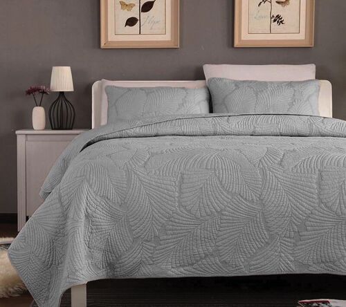 BOUTIS BRODE 220X180CM 100% POLYESTER 240G FILOA GRIS