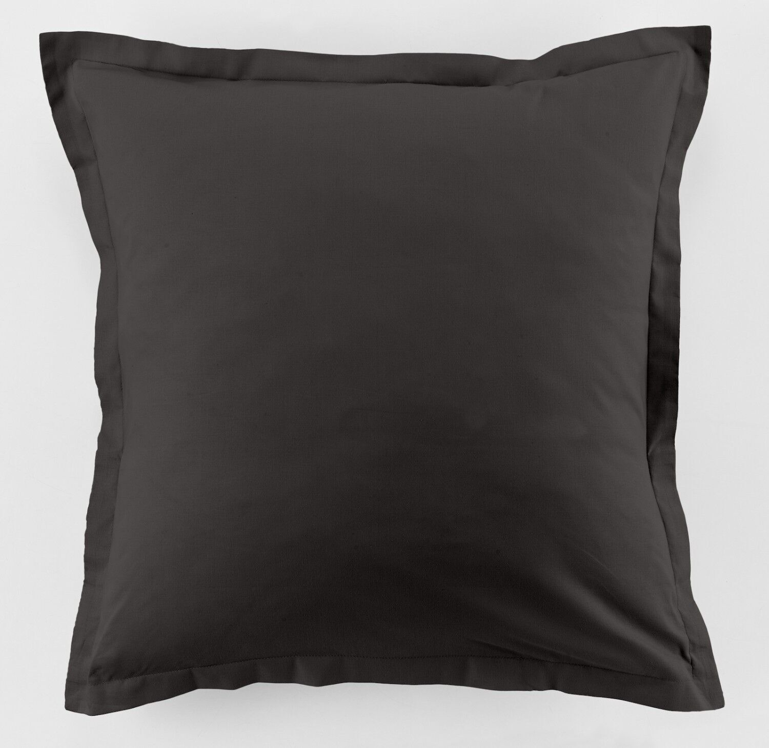 SET DI 2 FEDERE 63X63CM 100% COTONE 57 FILI GRIGIO SCURO