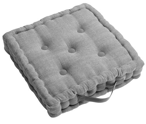 COUSSIN MATELAS 40X40CM 100%COTON 170G ZENA STONE