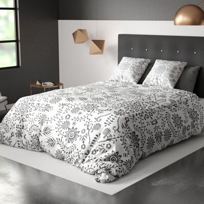 3-teiliges Bettlaken-Set, 240 x 290 cm, 100 % klassische Baumwolle, 57 Fäden, Vishka
