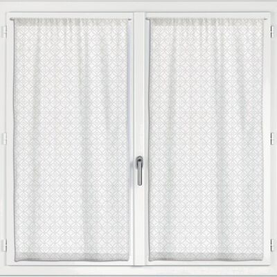 TENDE IN VOILE 190X70CM 100% COTONE 60G FANTASY TOUCH BIANCO