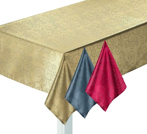 NAPPE 300X150CM 100% POLYESTER 90GSM GLOSSY ASSORTIS