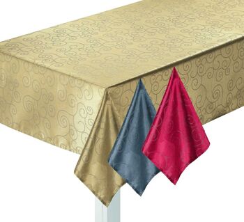 NAPPE 300X150CM 100% POLYESTER 90GSM GLOSSY ASSORTIS 1