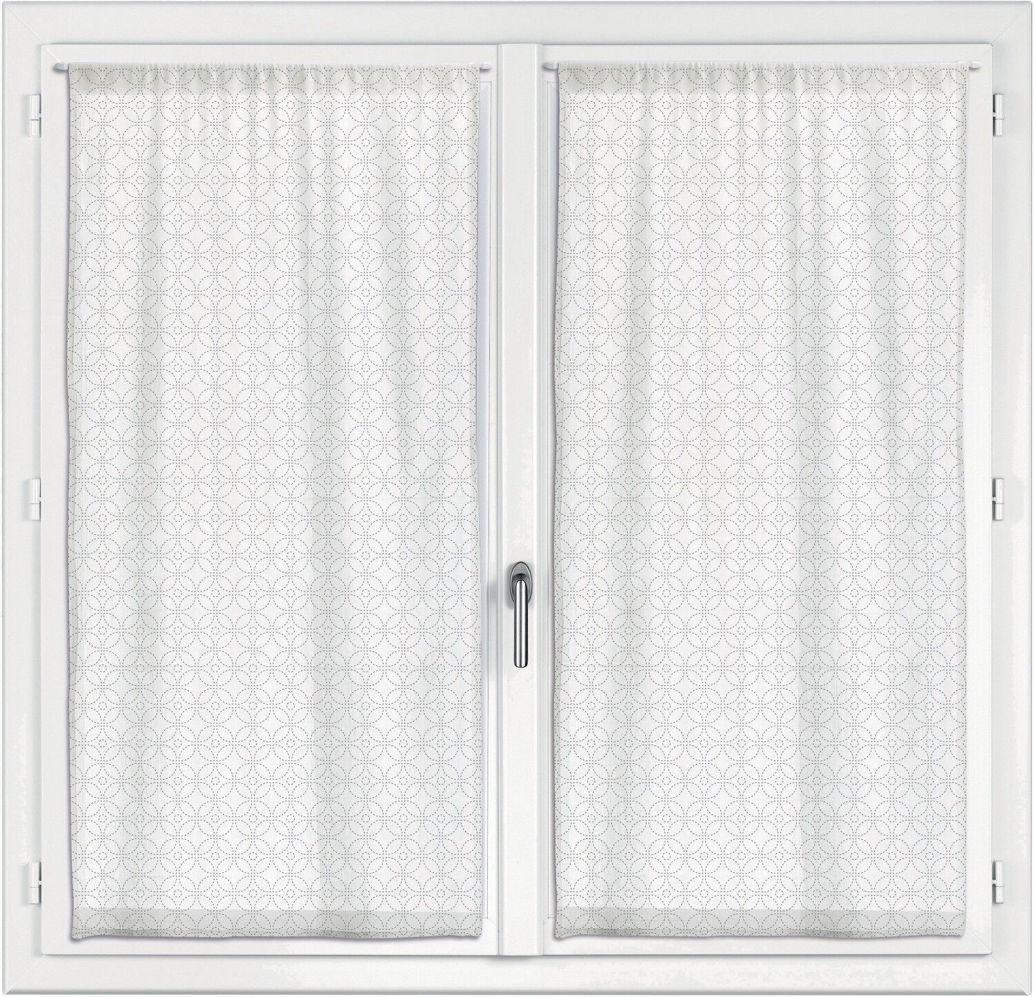 TENDE IN VOILE 90X45CM 100% COTONE 60G FANCY TOUCH BIANCO