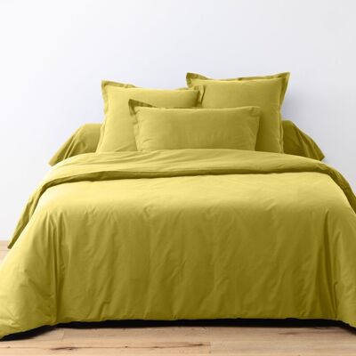 Bettbezug-Set, 3-teilig, 260 x 240 cm, 100 % Baumwolle, 57 Fäden, Gold
