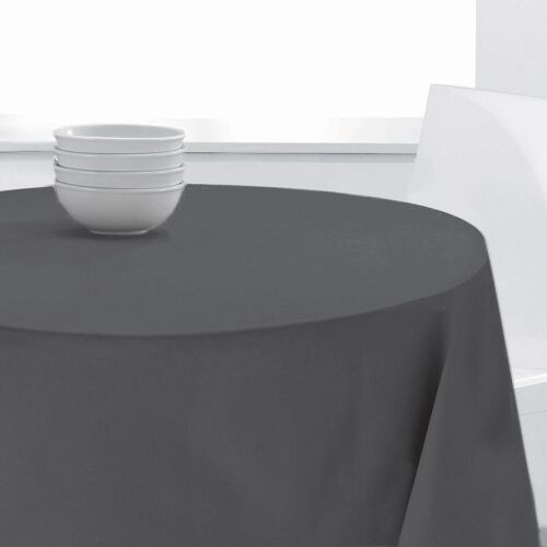 NAPPE RONDE 0X140CM 100% POLYESTER 130GSM UNI PES ASPHALTE