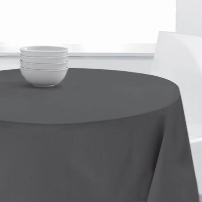 NAPPE RONDE 0X140CM 100% POLYESTER 130GSM UNI PES ASPHALTE