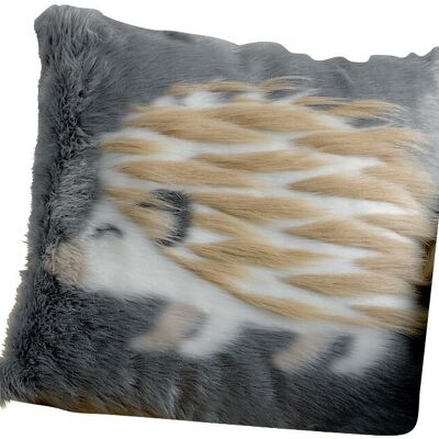 COUSSIN 40X40CM 100%RECTO 100%ACRYLIQUE VERSO 100%POLYESTER 680G BRUSHY HERISSON