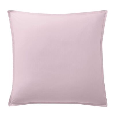 TAIE D'OREILLER 65X65CM 100% PERCALE DE COTON LAVÉ 80FILS TOURTERELLE