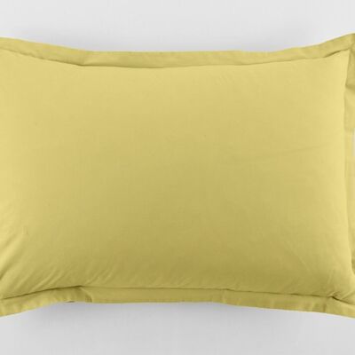 SET OF 2 PILLOWCASES 50X70CM 100% COTTON 57THREAD GOLD