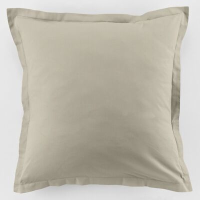 SET OF 2 PILLOWCASES 63X63CM 100% COTTON 57 THREADS LATTE