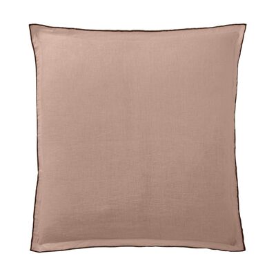 PILLOWCASE 65X65CM 100% WASHED LINEN 160G NOUGAT (PACK OF 2)