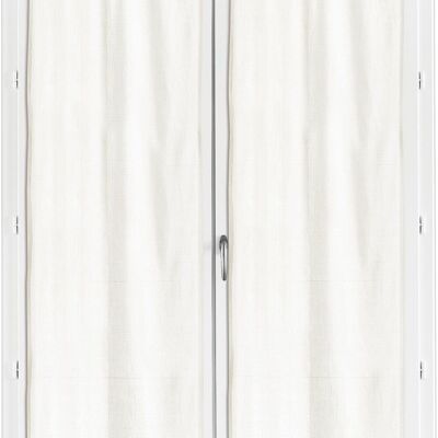 Voile-Vorhang, 90 x 45 cm, 100 % Baumwolle, 60 g, White Touch