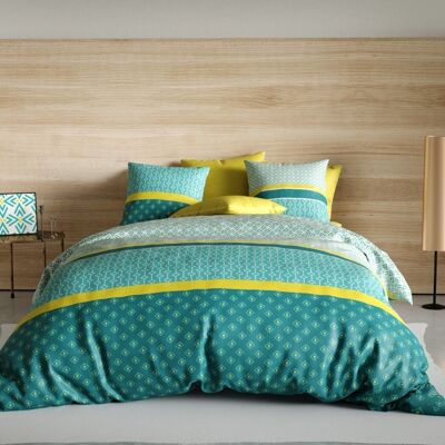 DUVET COVER SET 2PCS 140X200CM 100% COTTON 57 THREADS - MALPHITE