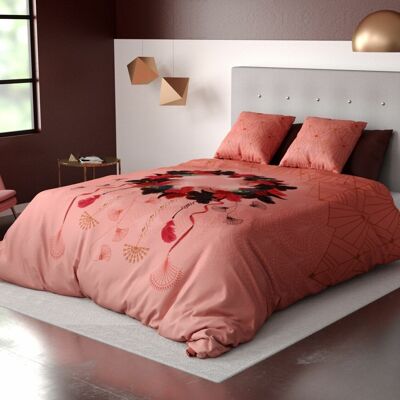 Bettbezug-Set, 3-teilig, 200 x 200 cm, 100 % Baumwolle, 47 Fäden, Cancan Dream