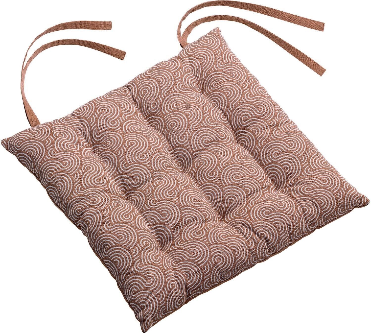 PAGAIA PER SEDIA 38X38CM 100% COTONE 9 PZ VINNY CANNELLA