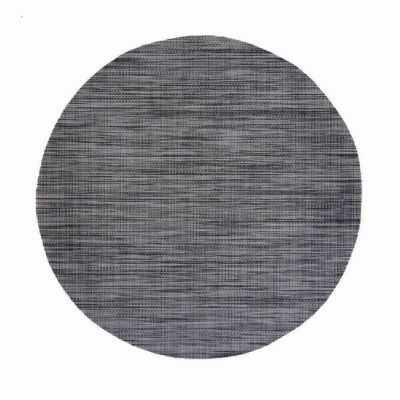 TOVAGLIETTA 35X35CM 100% PVC POLIESTERE TONDA GALA EBONY