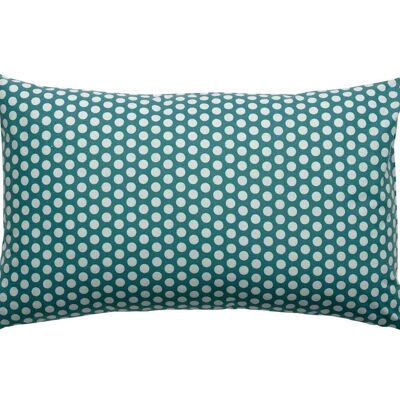 CUSHION 50X30CM 100% COTTON 140G LOBELIA DOTS PRINTED