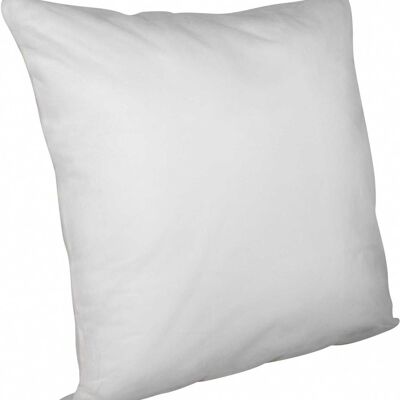 2 Stück Kissenbezüge, 65 x 65 cm, 100 % Polyester, 205 g/m², gesteppt, atmungsaktiv, weiß
