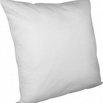 LOT DE 2 PROTEGE OREILLER 65X65CM 100% POLYESTER 205GSM MATELASSE / RESPIRANT BLANC