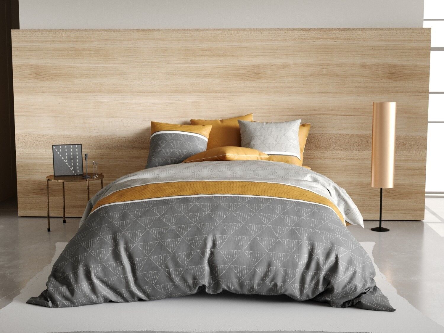 COMPLETO PIUMINO 2 PZ 140X200 CM 100% COTONE 57 FILI/CM2 - BALMAZ