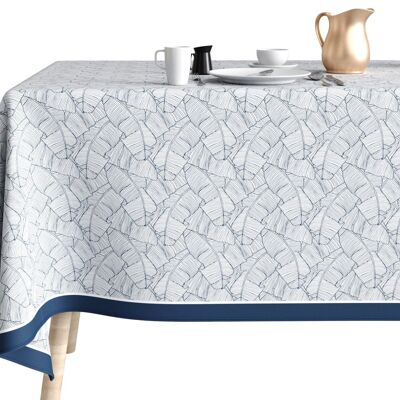 NAPPE COTON ANTI TACHE 140X250 PLANTA BLEU