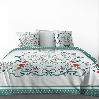 Bettbezug-Set, 3-teilig, 240 x 220 cm, 100 % Baumwolle, 47 Fäden, Capucine