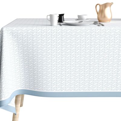 ANTI-STAIN COTTON TABLECLOTH 140X250 BARBA GLACE