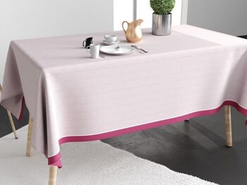 NAPPE COTON ANTI TACHE 140X250 PIRA ROSE 3