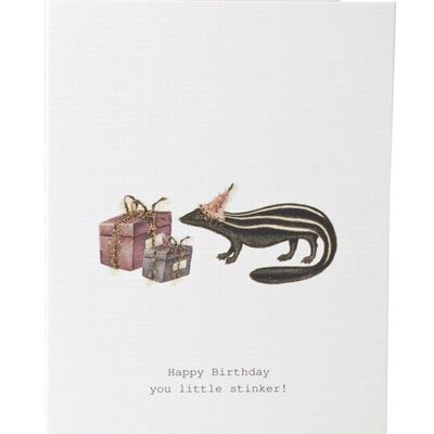 Tokyomilk Happy Birthday (Little Stinker) - Greeting Card
