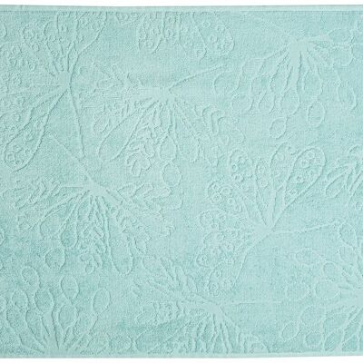 ASCIUGAMANO ORGANICO 90X50CM 100% COTONE ORGANICO 470G CYTEA AZZURRO/GRIGIO