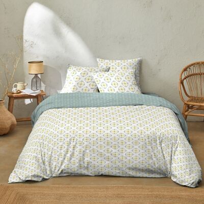 DUVET COVER SET 3PCS 240x220 Cotton 51 threads CREALA MULTICO