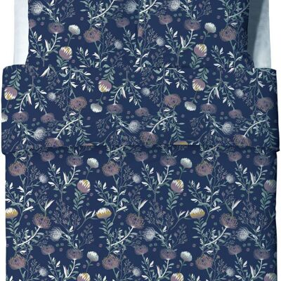 SET COPRIPIUMINO 3 PZ 260X240 CM 100% COTONE 57 FILI PHYTEA CAVIAR